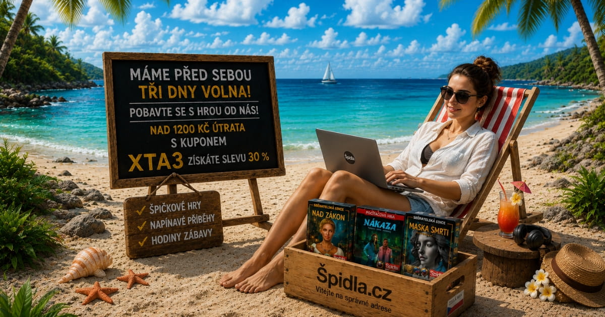 Užijte si volno. Máme 30 % slevu na hry – kupon XTA3 platí jen do neděle